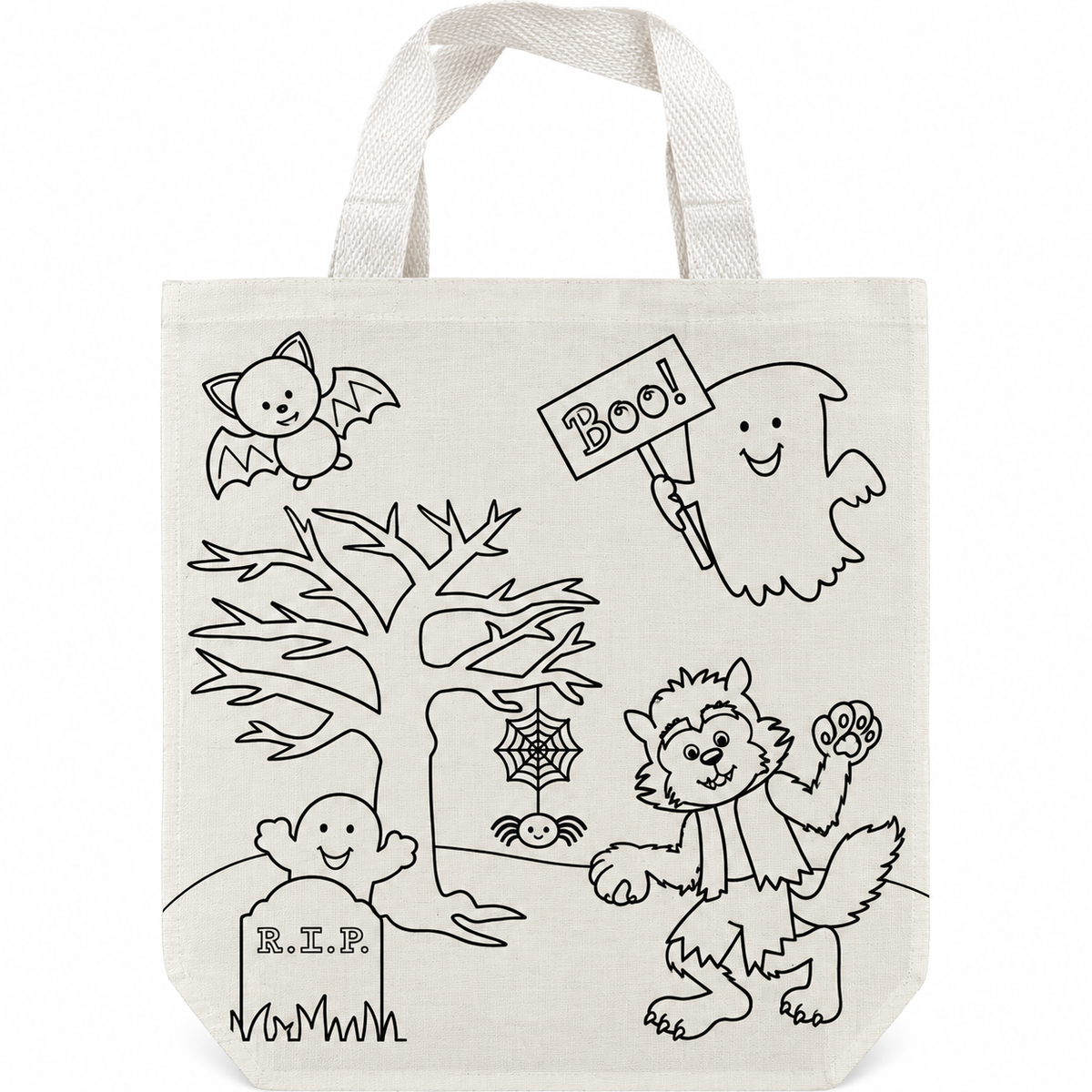 CYO Halloween Spooky Tote Bags (6 Pack)