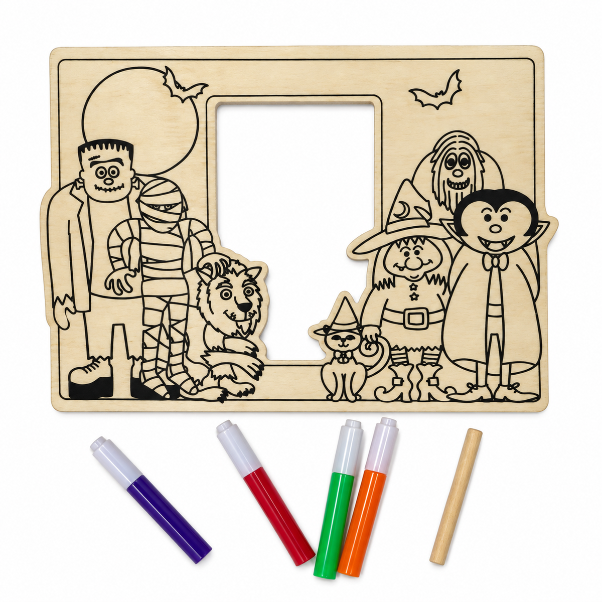 CYO Halloween Characters Picture Frame