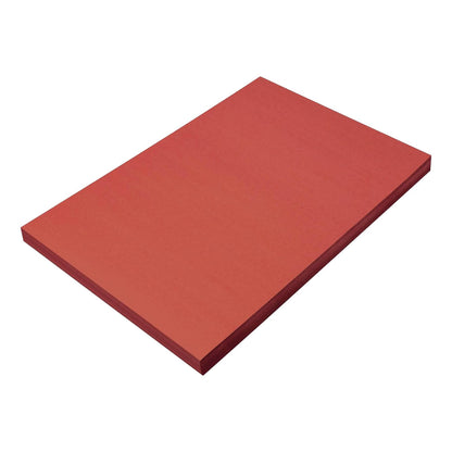 Heavyweight Construction Paper 12" X 18" - Red (50 Pack)