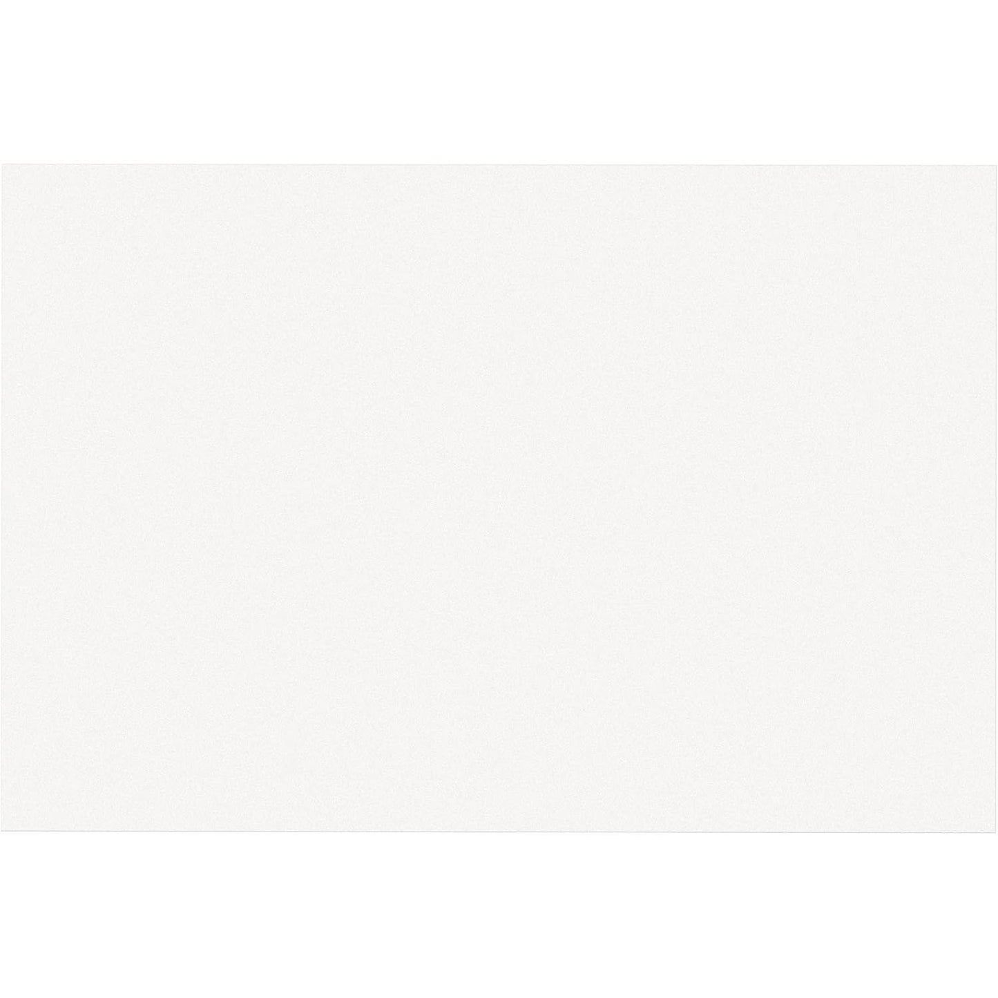 Heavyweight Construction Paper 12" X 18" - White (50 Pack)