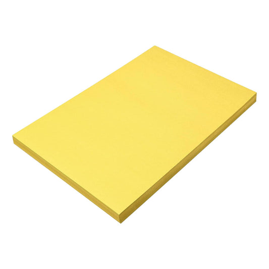 Heavyweight Construction Paper 12" X 18" - Yellow (50 Pack)