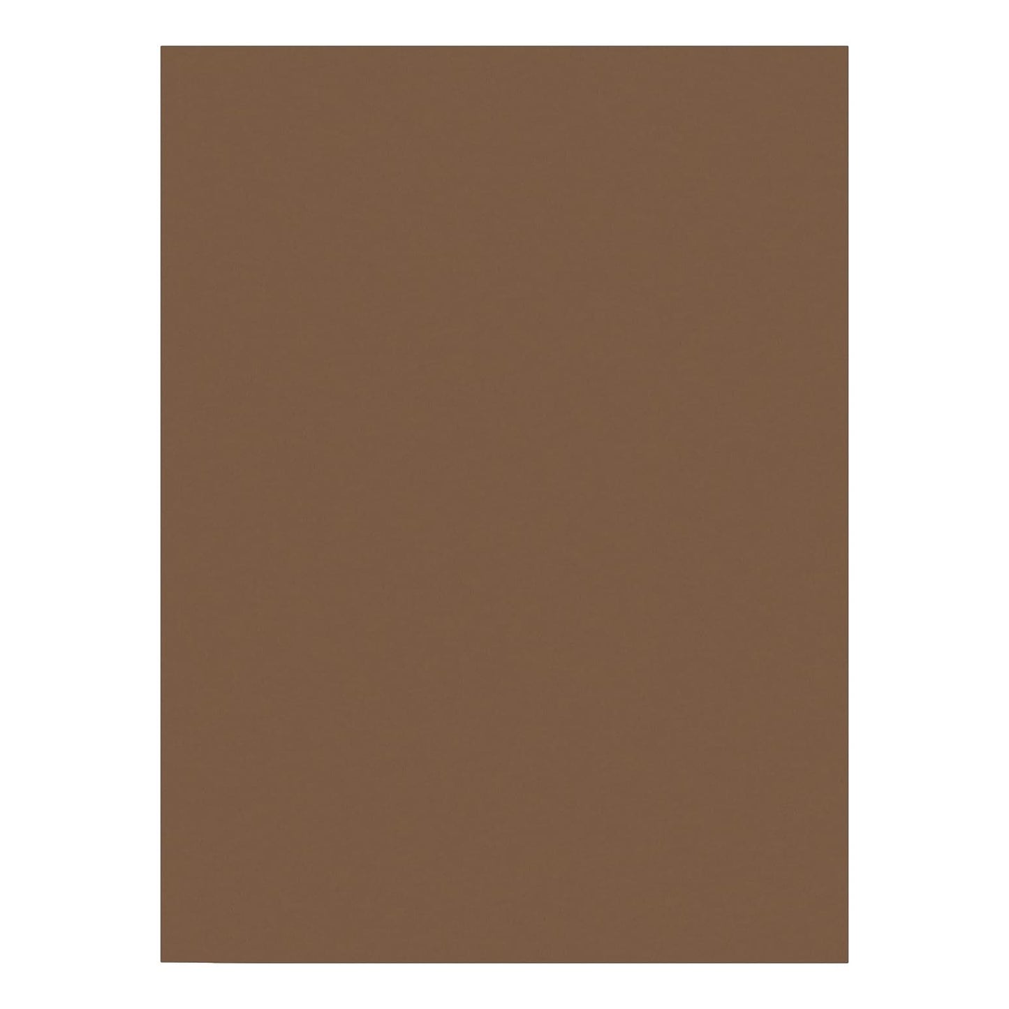 Heavyweight Construction Paper 9" X 12" - Brown (50 Pack)