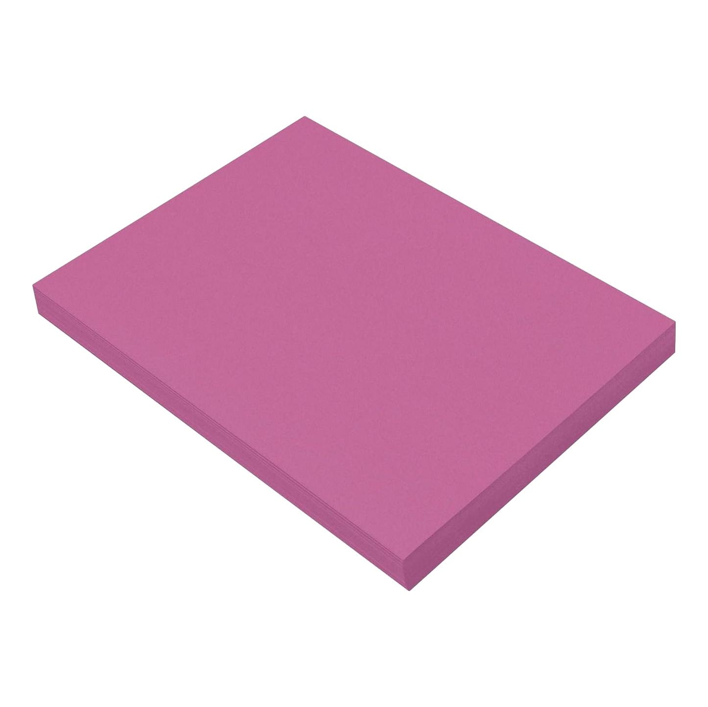 Heavyweight Construction Paper 9" X 12" - Magenta (50 Pack)
