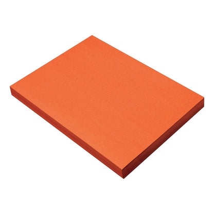 Heavyweight Construction Paper 9" X 12" - Orange (50 Pack)