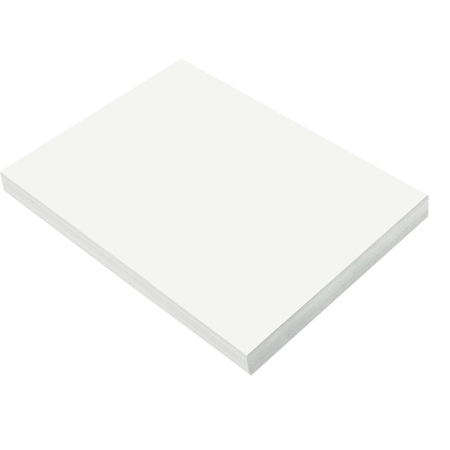 Heavyweight Construction Paper 9" X 12" - White (50 Pack)