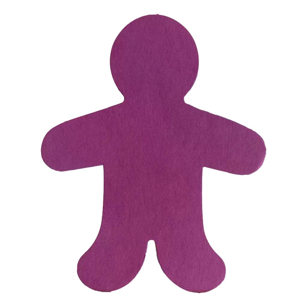 Colored Paper Kid Cut Outs - 5 1/2" (31 Pack)