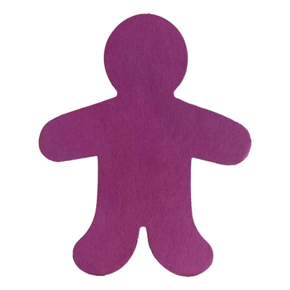 Colored Paper Kid Cut Outs - 5 1/2" (31 Pack)