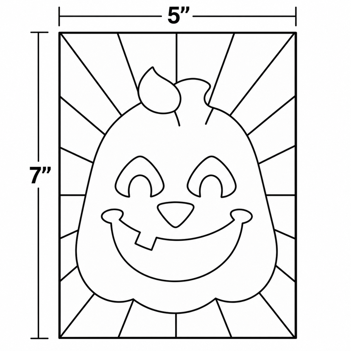 Jack O Lantern Sand Art Pictures (24 Pack)