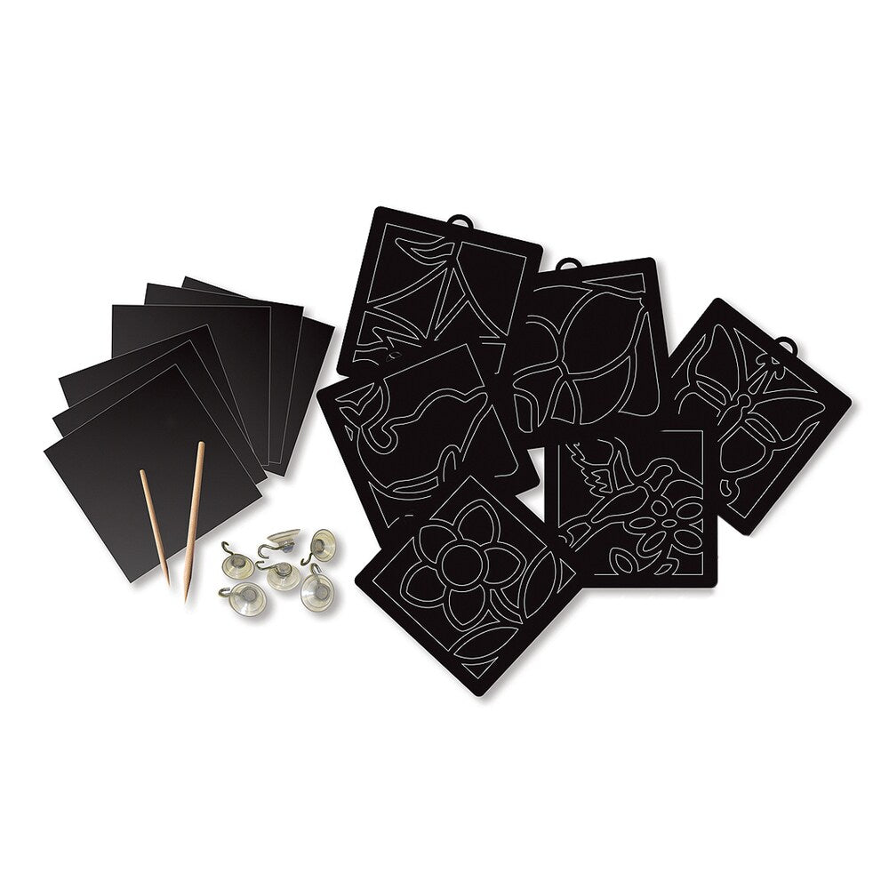 Melissa & Doug Deluxe Light Catcher Scratch Art Set