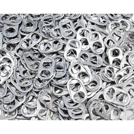 Metal Silver Pop Tabs (150 Pack)
