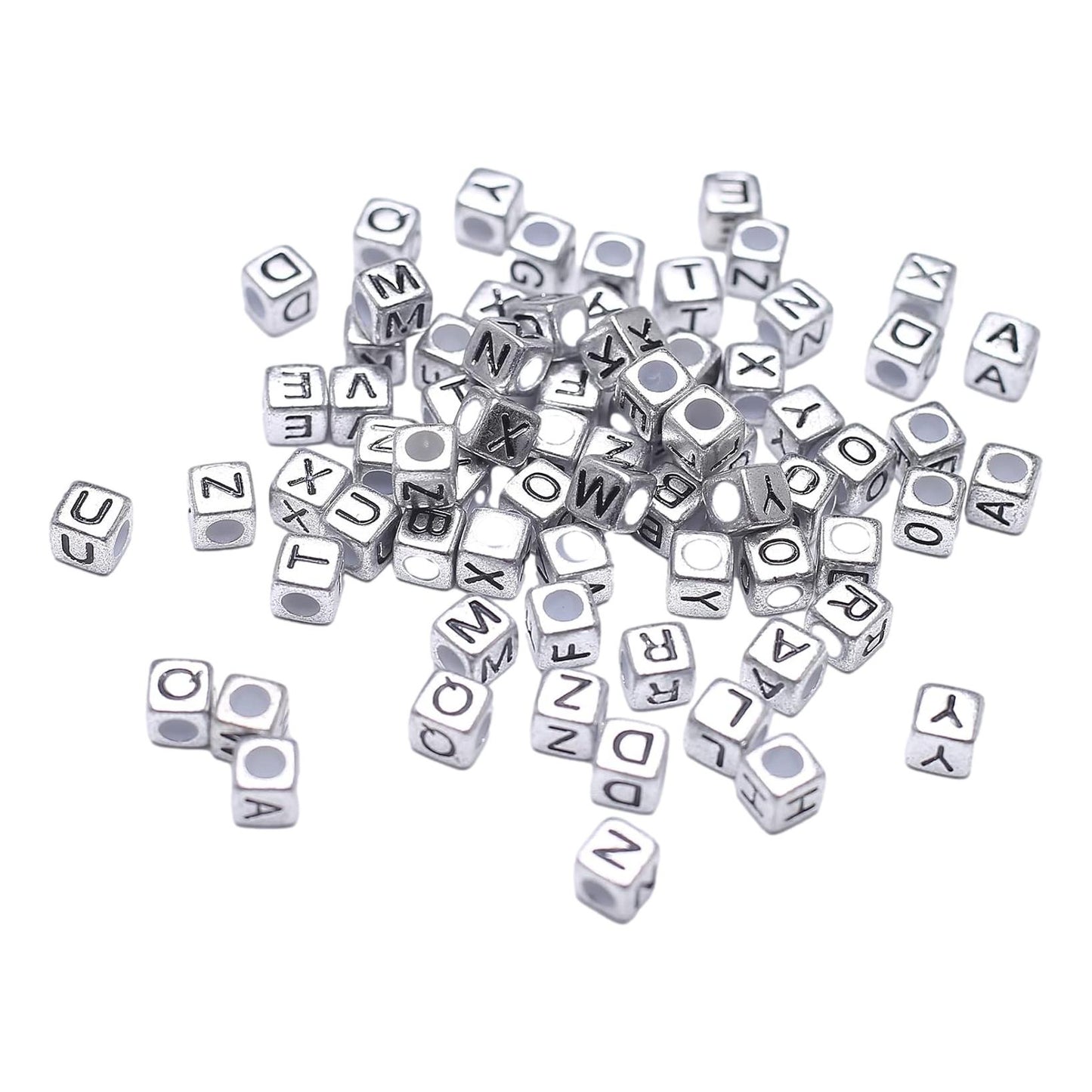 Metallic Alphabet Beads ( Approx. 1,000 Pack)