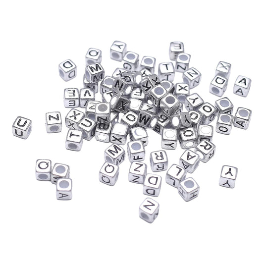 Metallic Alphabet Beads ( Approx. 1,000 Pack)