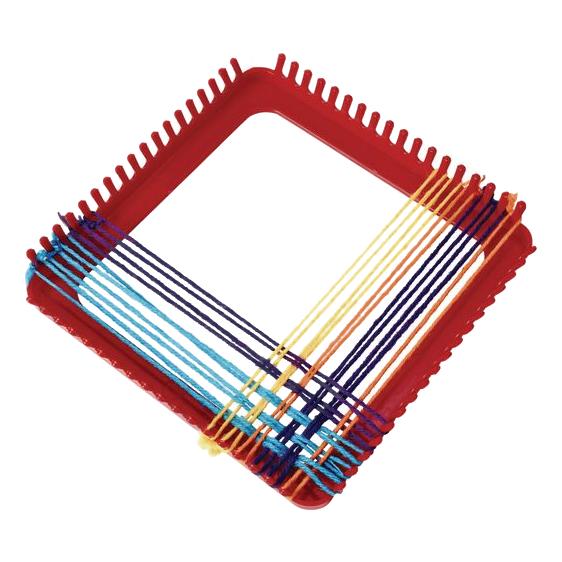 Pepperell Plastic Weaving Loom & Hook