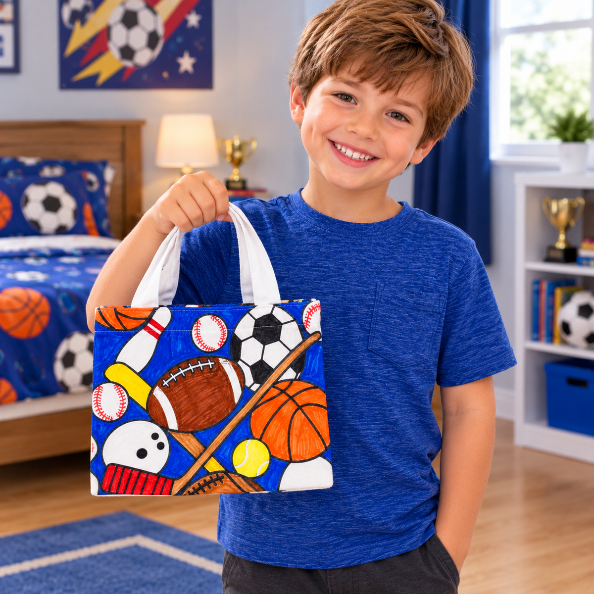 CYO Velvet Sports Tote Bags (12 Pack)