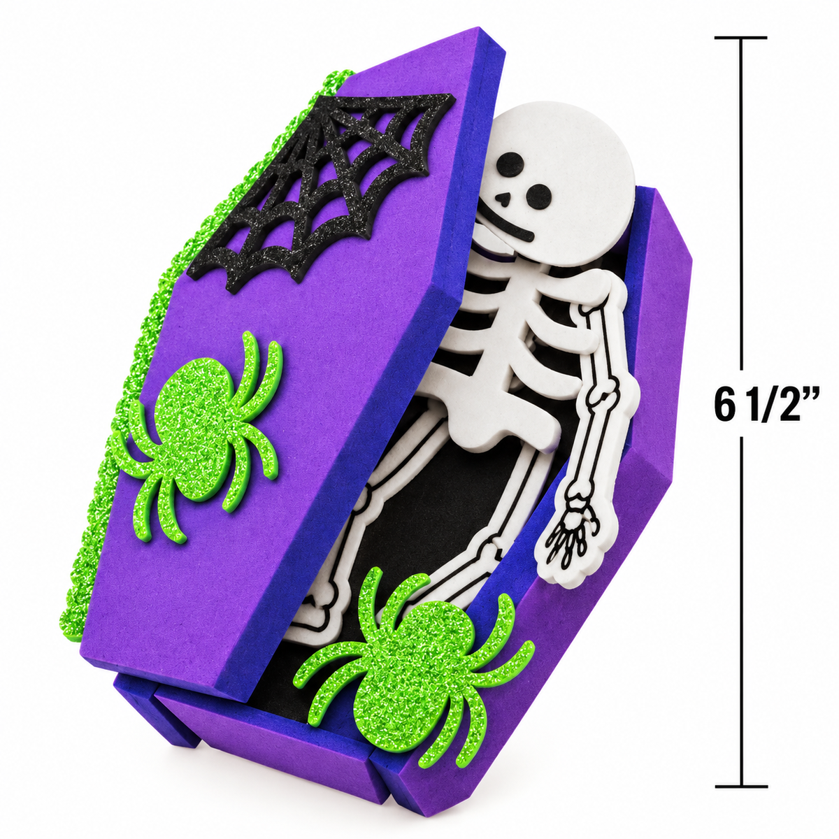 DIY Foam Skeleton Coffin Craft Kit
