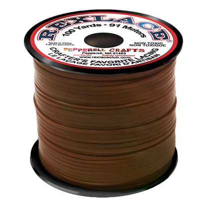 Rexlace Plastic Lacing - Brown (100 yd)
