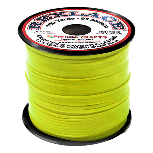 Rexlace Plastic Lacing - Neon Yellow