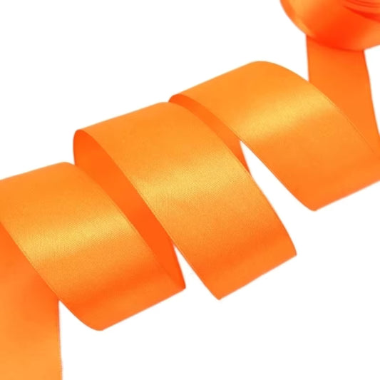 C&G Acetate Fused Edge Ribbon - Orange (1.5" x 100 yd)