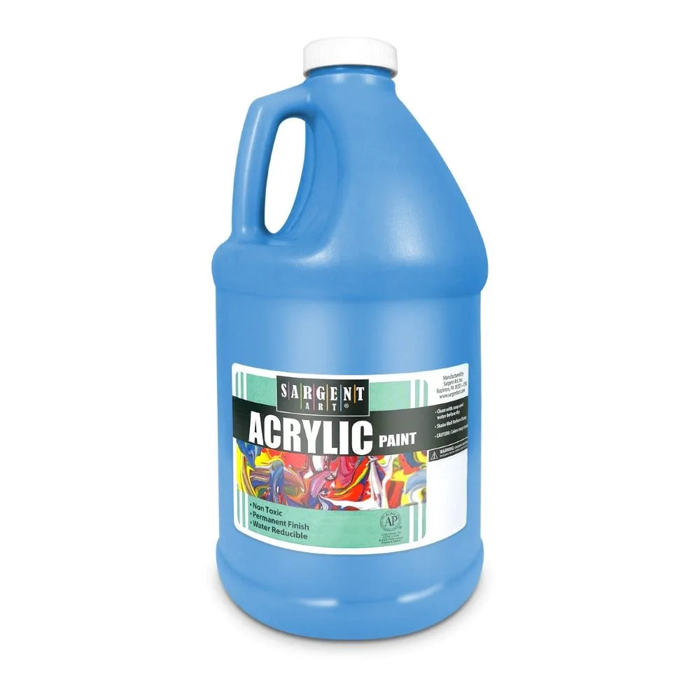 Sargent Art Acrylic Paint - Light Blue (1/2 Gallon)