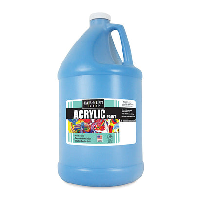 Sargent Art Acrylic Paint - Turquoise (1/2 Gallon)