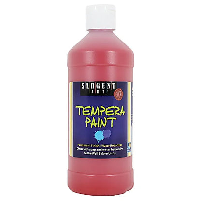 Sargent Art Tempera Paint - Red (16 fl oz)