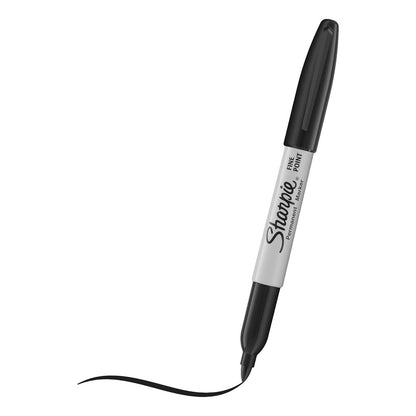 Sharpie Fine Point Markers - Black (12 Pack)