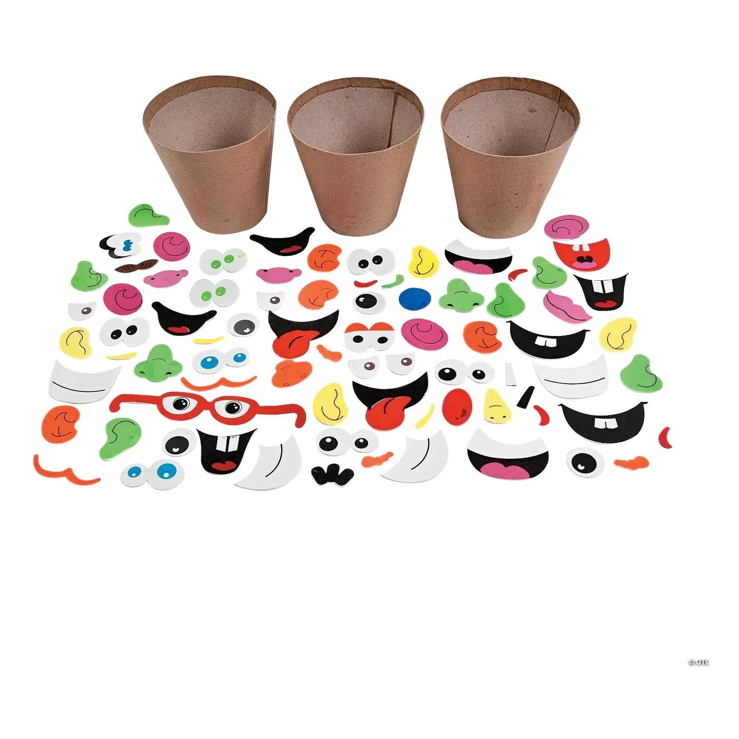 Paper Mache Flower Pots - 4" (12 Pack)