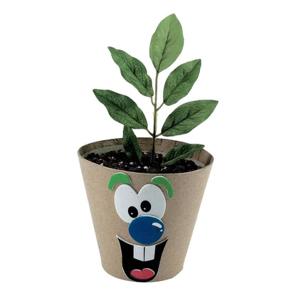 Paper Mache Flower Pots - 4" (12 Pack)