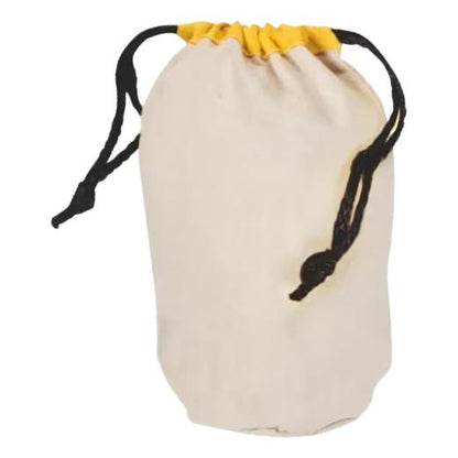 Small Canvas Drawstring Bags with Bright Trim (12 Pack)