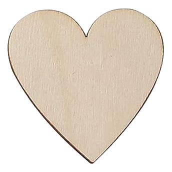 Small Wooden Hearts - 1 3/4" (12 Pack)