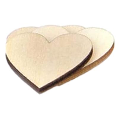 Small Wooden Hearts - 1 3/4" (12 Pack)