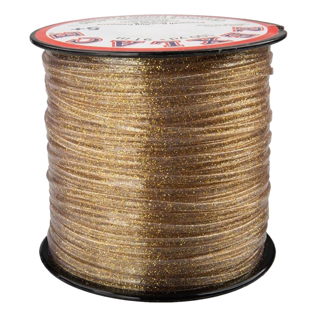 Sparkle Rexlace Plastic Lacing - Gold