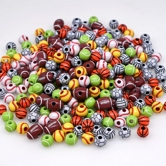 Sports Balls Beads (300 Pack)