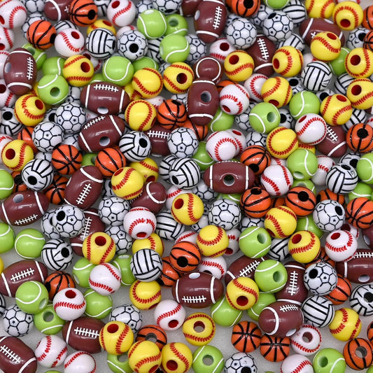 Sports Balls Beads (300 Pack)