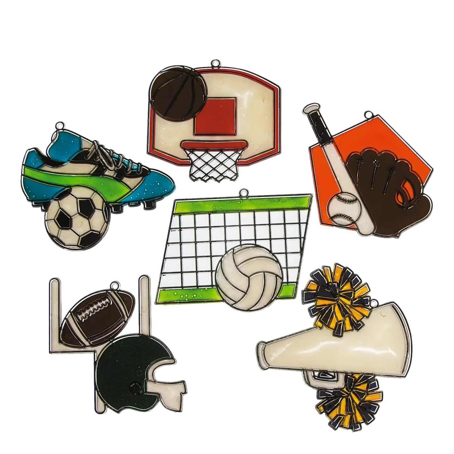Sports Suncatchers (24 Pack)