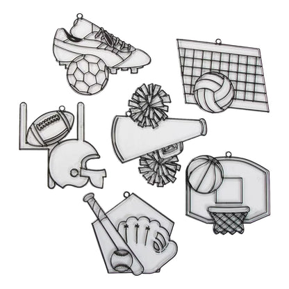 Sports Suncatchers (24 Pack)