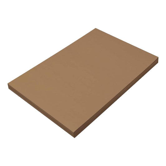 Heavyweight Construction Paper 12" X 18" - Brown (50 Pack)