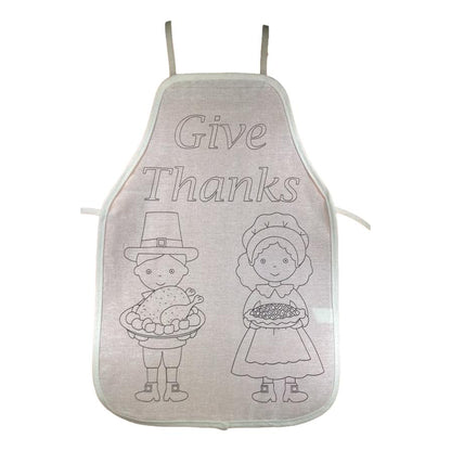 CYO Thanksgiving Canvas Aprons (6 Pack)