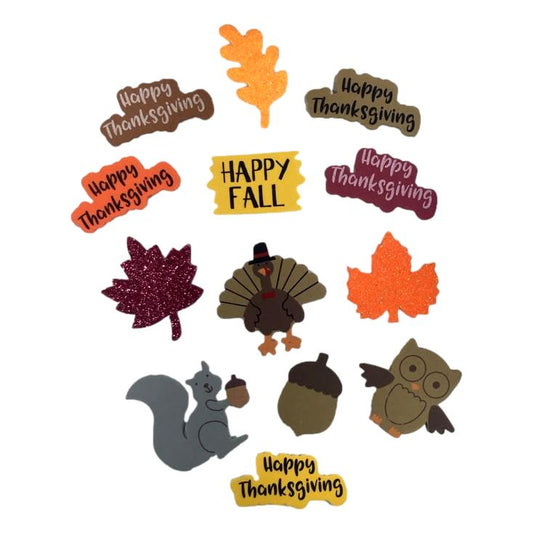 Thanksgiving Foam Stickers (200 Pack)