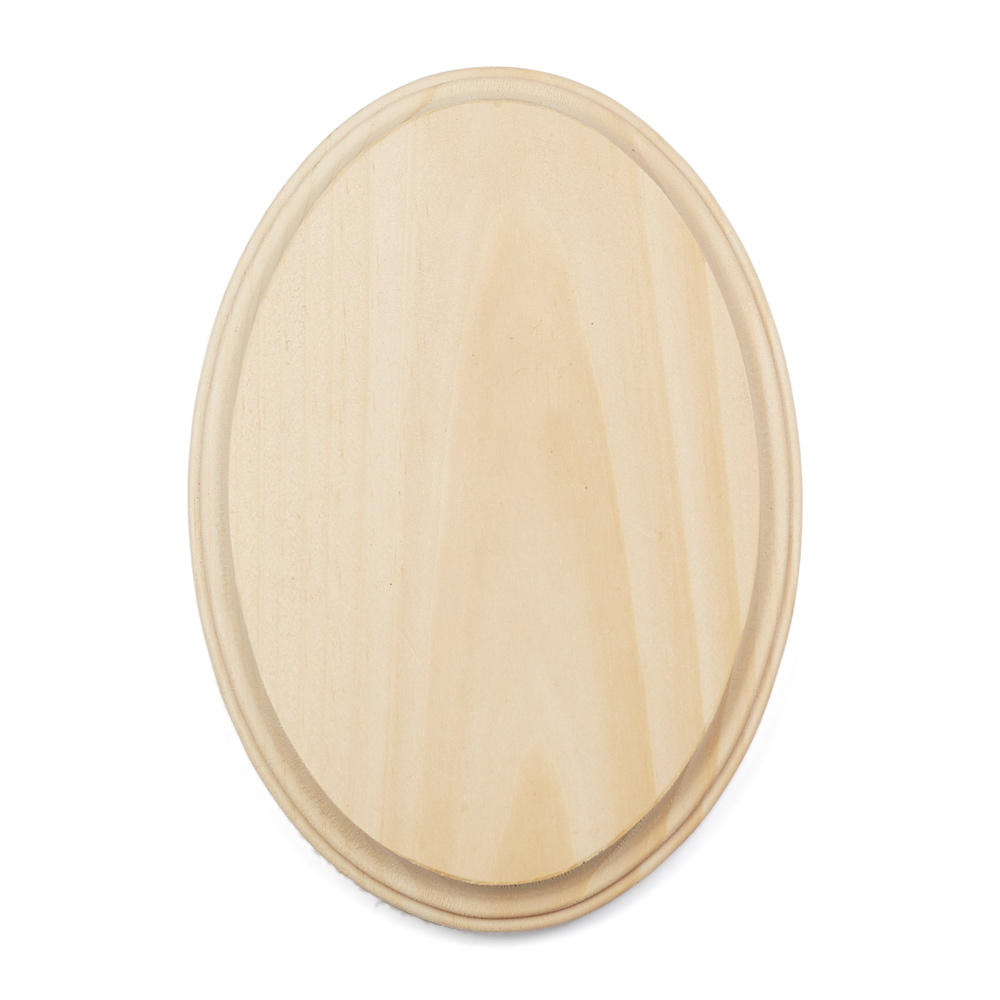 Wooden Plaques - Oval, 3" x 5" (12 Pack)