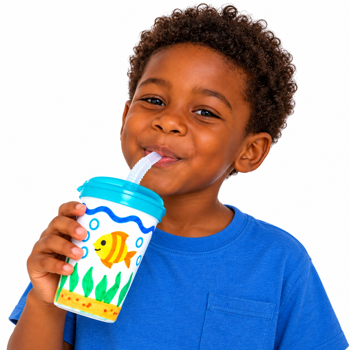 Color Your Own Plastic Cups (12 Pack)