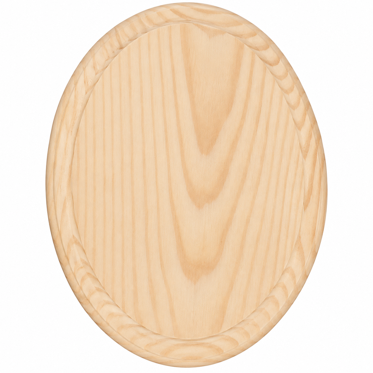 Wooden Plaques - Oval, 3" x 5" (12 Pack)