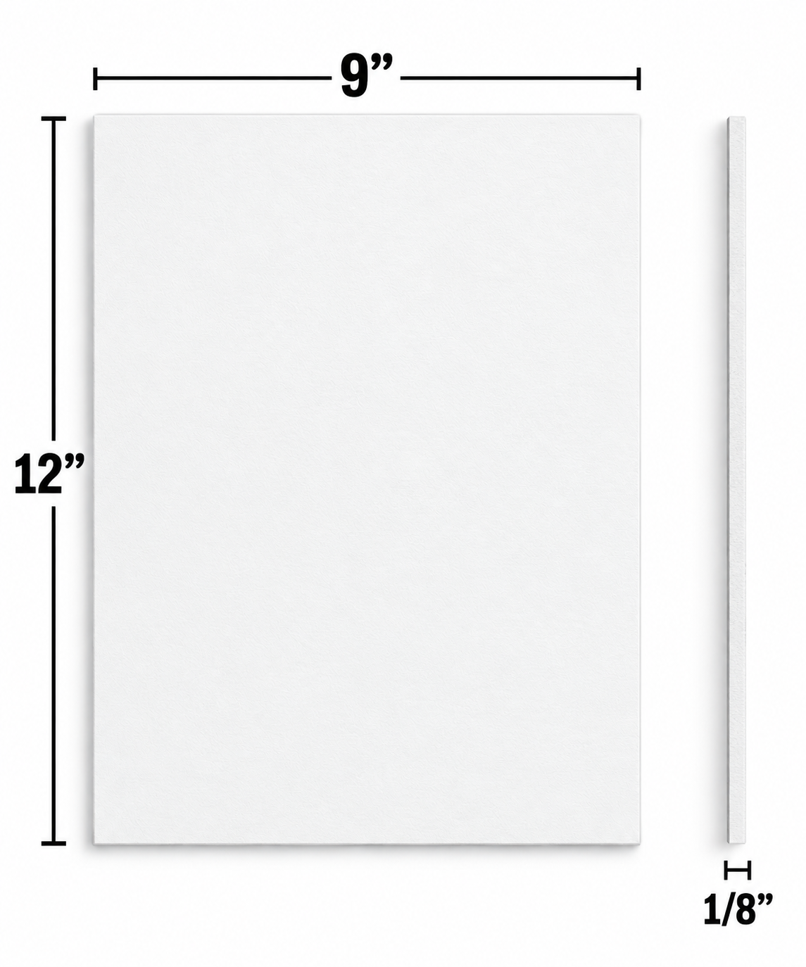 Canvas Panels - 9" x 12" (12 Pack)