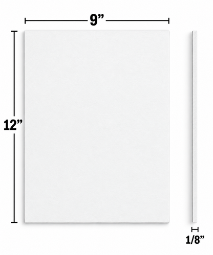 Canvas Panels - 9" x 12" (12 Pack)