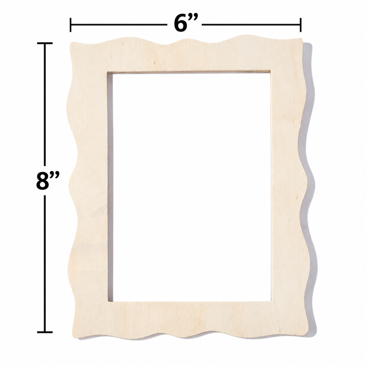 DIY Wooden Picture Frames - 6" X 8" (12 Pack)