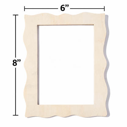 DIY Wooden Picture Frames - 6" X 8" (12 Pack)