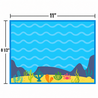 Under the Sea Sticker Scenes (12 Pack)