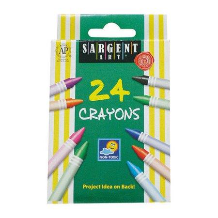 Sargent Art Crayons - 24 Colors - EconoCrafts