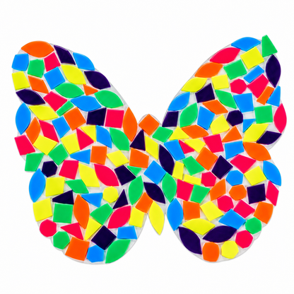 Sticky Mosaic Butterflies (12 Pack)