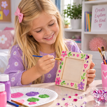 DIY Wooden Picture Frames - Square (12 Pack)